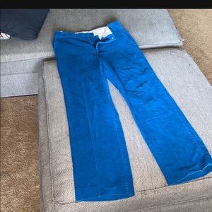 Blue Corduroy pants waist 34: length 32